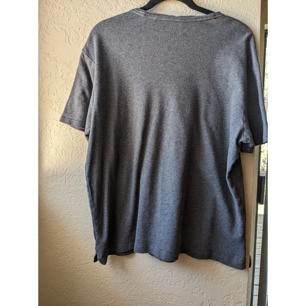 Banana Republic Luxe Touch Performance Tee Mens XL Gray Cotton SS Shirt